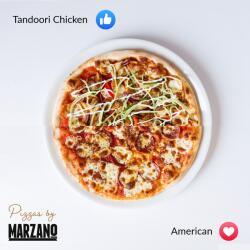 Tender Tandoori Chicken Pizza Or Pizza With Pepperoni And Mozza